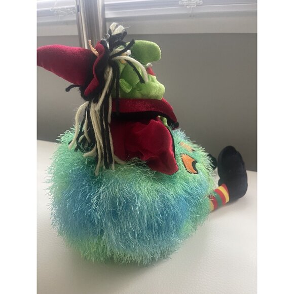 Y2K Collectable Discontinued Meijer Halloween Witch & Pumpkin Plush By Caltoy 03 - Picture 13 of 16